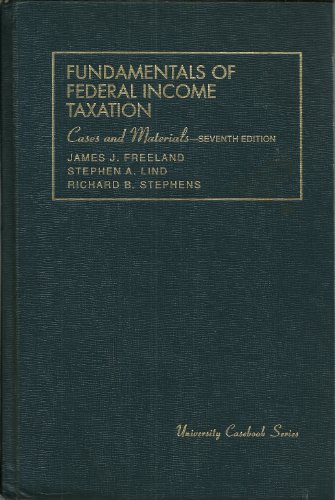 Stock image for Cases and Materials on Fundamentals of Federal Income Taxation (University Casebook Series) for sale by HPB-Red