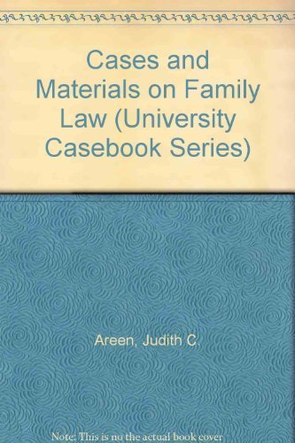 9780882779829: Cases and Materials on Family Law