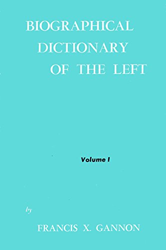 Stock image for Biographical Dictionary of The Left Consolidated VOLUME I for sale by Liberty Book Shop