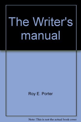Stock image for The Writer's Manual for sale by Better World Books