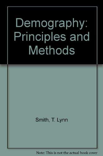 Imagen de archivo de Demography: Principles and Methods a la venta por Ergodebooks