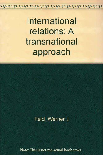 Imagen de archivo de International Relations : A Transnational Approach a la venta por Better World Books: West