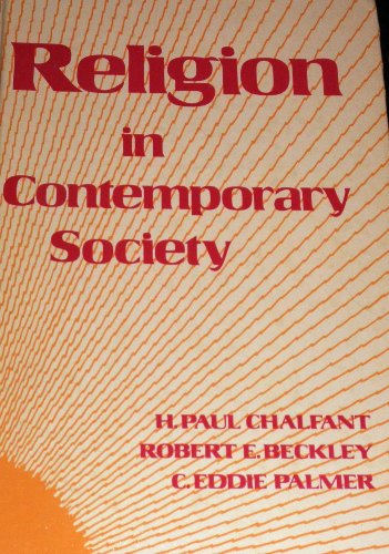 Imagen de archivo de Religion in contemporary society a la venta por BombBooks