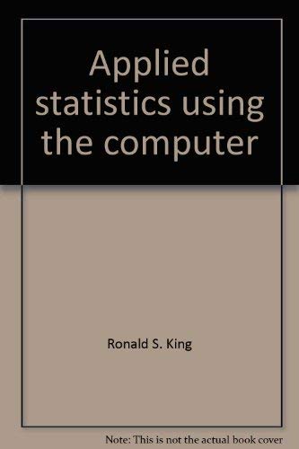 Stock image for Applied statistics using the computer for sale by HPB-Red