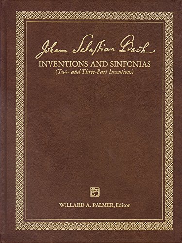Bach -- 2 & 3 Part Inventions: Leather Bound Book (Alfred Masterwork Edition) (9780882845258) by [???]