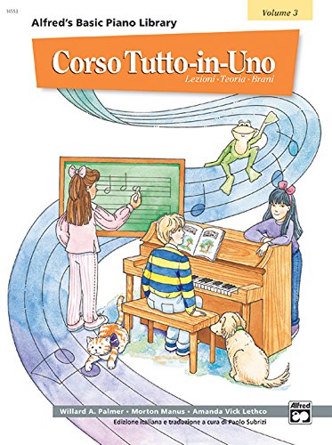 9780882847719: Alfred's Basic Piano Library All-in-one Course Book 3