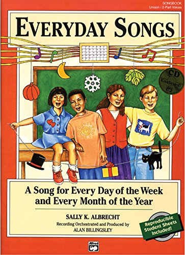 9780882848372: Everyday Songs: A Song for Every Day of the Week and Every Month of the Year 20 Songs Songbook, Book & Cd