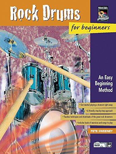 Imagen de archivo de Rock Drums for Beginners: An Easy Beginning Method, Book & CD (National Guitar Workshop Arts Series) a la venta por HPB-Ruby