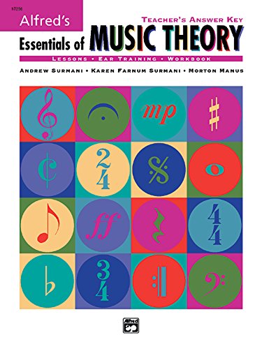 Imagen de archivo de Alfred's Essentials of Music Theory: Teacher's Answer Key, Book & 2 CDs a la venta por HPB-Red