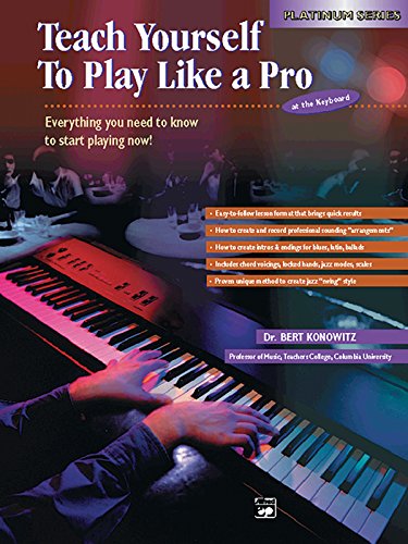 Beispielbild fr Teach Yourself to Play Like a Pro at the Keyboard (Platinum Series) (includes CD) zum Verkauf von Gold Beach Books & Art Gallery LLC