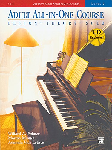 9780882849942: Alfred Adult All-in-One Course 2 Bk/CD --- Piano - Palmer, Manus & Lethco --- Alfred Publishing
