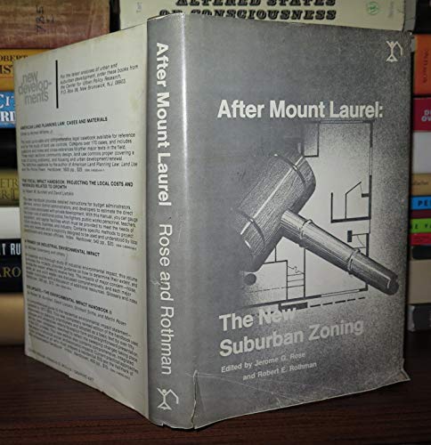 Stock image for After Mount Laurel : New Suburban Zoning for sale by Better World Books