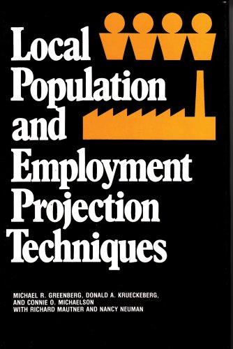 Stock image for Local Population and Employment Projection Techniques for sale by Bingo Used Books