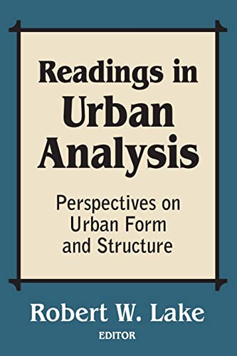 Imagen de archivo de Readings in Urban Analysis: Perspectives on Urban Form and Structure a la venta por Bingo Books 2