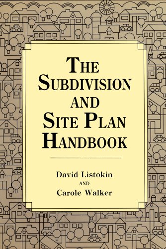 Stock image for The Subdivision and Site Plan Handbook for sale by Jenson Books Inc