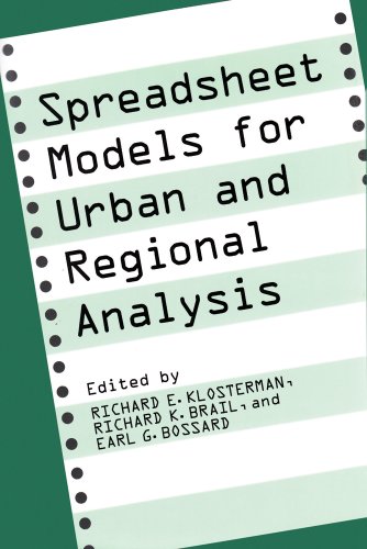 Imagen de archivo de Spreadsheet Models for Urban and Regional Analysis a la venta por Better World Books