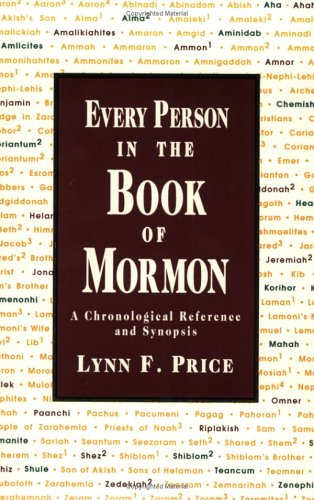 Imagen de archivo de Every Person in the Book of Mormon: A Chronological Reference and Synopsis a la venta por Books of the Smoky Mountains