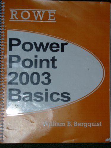 Imagen de archivo de Power Point 2003 Basics a la venta por Sunshine State Books