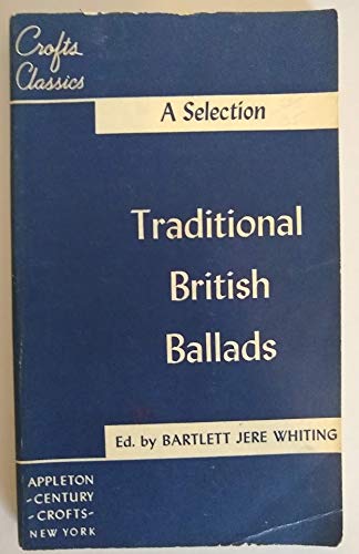 Beispielbild fr Traditional British Ballads zum Verkauf von Wonder Book