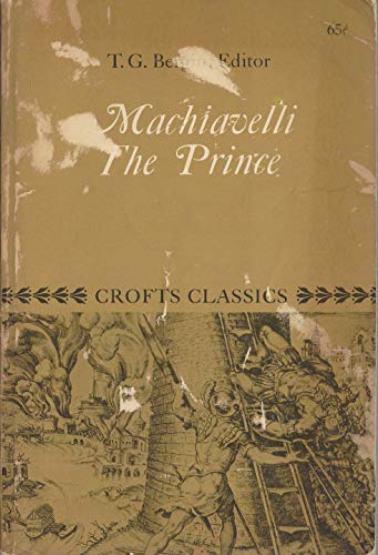 Imagen de archivo de Machiavelli The Prince (Crofts Classics) a la venta por SecondSale