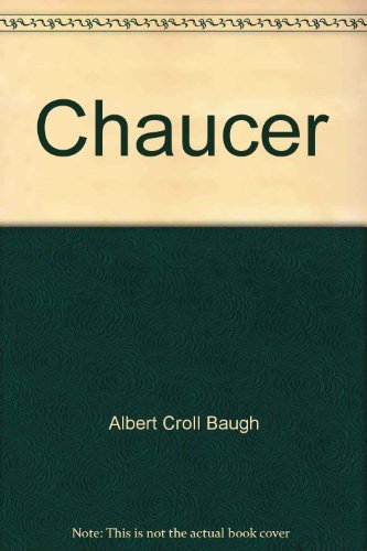 Stock image for Chaucer (Goldentree bibliographies in language and literature) for sale by Midtown Scholar Bookstore