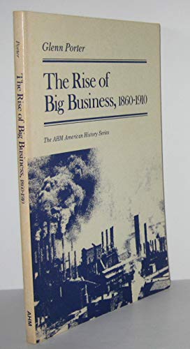 Beispielbild fr The Rise of Big Business, 1860-1910 zum Verkauf von The Book House, Inc.  - St. Louis