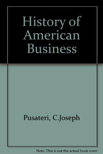 Stock image for A History of American Business for sale by Better World Books