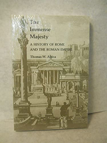 Stock image for The Immense Majesty: A History of Rome and the Roman Empire for sale by ThriftBooks-Atlanta