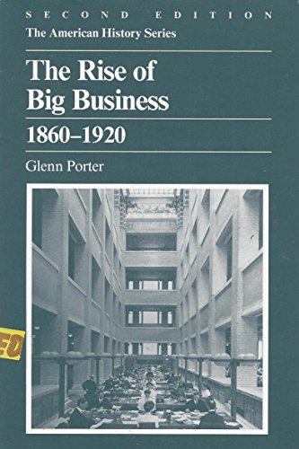 Beispielbild fr The Rise of Big Business, 1860-1920 zum Verkauf von Anybook.com