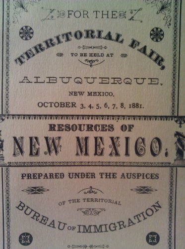 Stock image for Resources of New Mexico. for sale by Sara Armstrong - Books