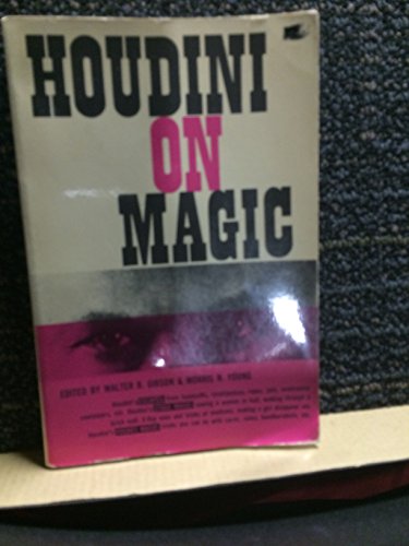 Imagen de archivo de Houdini on Magic a la venta por Better World Books: West