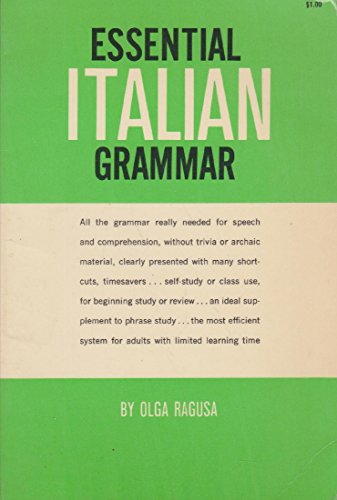 Beispielbild fr Essential Italian Grammar zum Verkauf von ThriftBooks-Atlanta