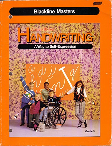 9780883091494: Handwriting a Way to Self-expression Blackline Masters Grade 5