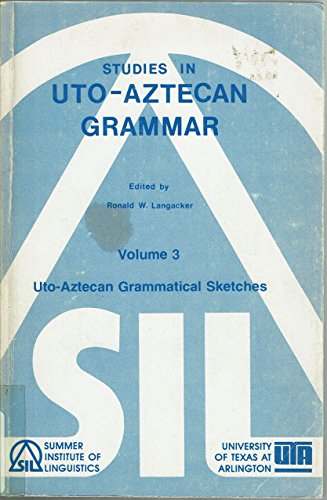 Imagen de archivo de Studies in Uto-Aztecan Grammar Volume 2 Modern Aztec Grammatical Sketches a la venta por 4 THE WORLD RESOURCE DISTRIBUTORS