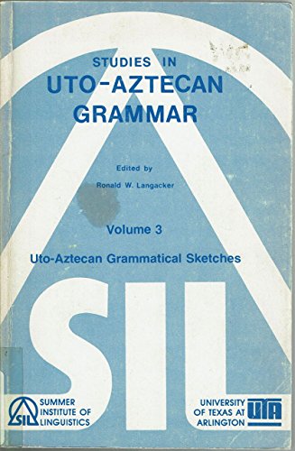 9780883120729: Studies in Uto Aztecan Grammar (English and Central American Indian Languages Edition)