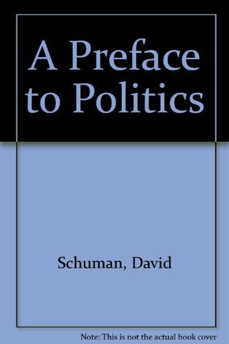 Imagen de archivo de A Preface to Politics a la venta por The Book Cellar, LLC
