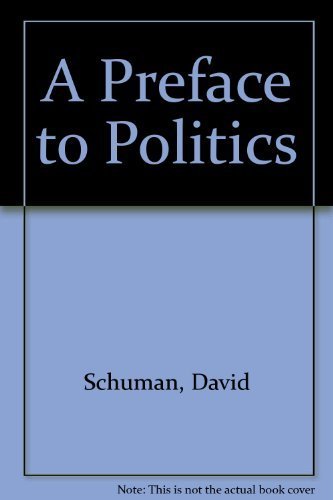 Stock image for A Preface to Politics for sale by The Book Cellar, LLC