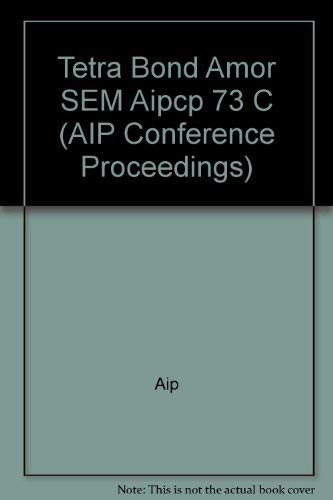 Beispielbild fr Tetrahedrally bonded amorphous semiconductors: (Carefree, Arizona, 1981) (AIP conference proceedings) zum Verkauf von dsmbooks