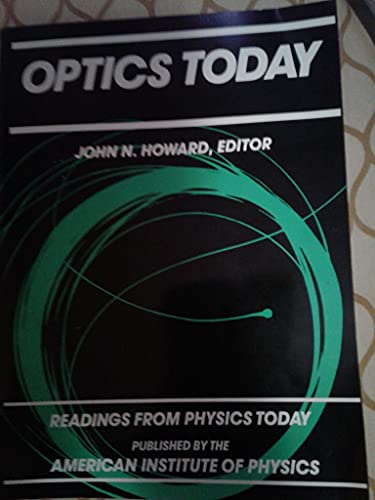 Imagen de archivo de Optics Today a la venta por Better World Books