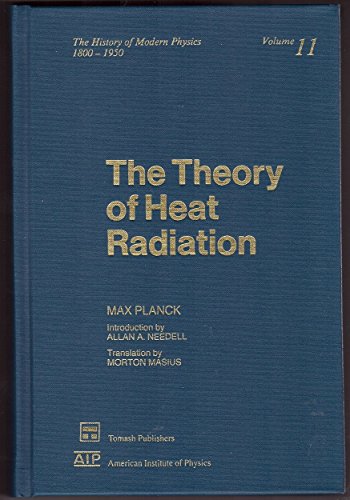 9780883185971: The Theory of Heat Radiation: 11