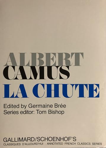Stock image for LA Chute (French Edition) Camus, Albert and Bree, Germaine for sale by Mycroft's Books