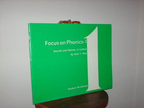 Beispielbild fr Focus on Phonics 1: Sounds and Names of Letters zum Verkauf von Ergodebooks