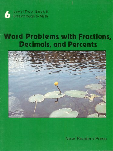 Stock image for Word Problems With Fractions, Decimals and Percentages for sale by Better World Books