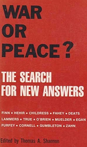 Beispielbild fr War or Peace?: The Search for New Answers zum Verkauf von Andover Books and Antiquities