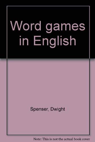 Stock image for Word games in English for sale by Montclair Book Center
