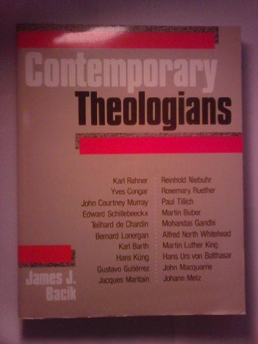 Stock image for Contemporary Theologians for sale by Better World Books