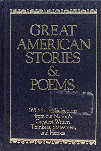 Beispielbild fr Great American Stories and Poems zum Verkauf von The Book Closet