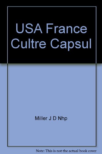 Stock image for U.S.A.-France Culture Capsules for sale by Irish Booksellers