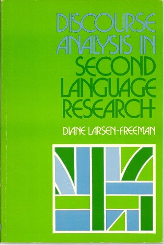 Beispielbild fr Discourse Analysis in second Language Research zum Verkauf von Anybook.com
