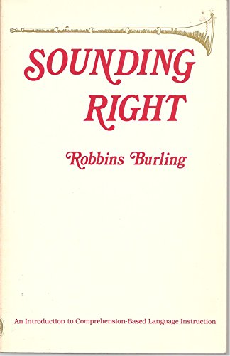 Stock image for Sounding Right for sale by Better World Books: West